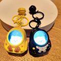 【Must-Have Gadgets】 Personality Cat Backpack Lights Key Chain Bear Cartoon Animal Keychain Bag Charm Backpack Pendant Cute Bag Charm Women.