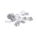 10sets Lapel Pin Holder Buckle Clutch Jewelry DIY Butterfly Badge Brooch Clasp. 