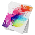 60 Sheets Cold Press 50% Cotton&140Lb /300Gsm Acid-Free Bulk White Paper Watercolor Paper Art Paper. 