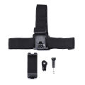 Universal Head Strap Mount Headband Holder with Mobile Phone Clip Holder for Smartphones Vlog Accessories.