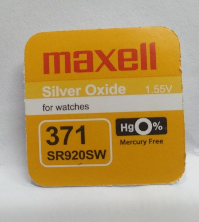 Maxl%20SR920SW%20/%20371%201.55V%20Silver%20Oxide%20Button%20Cell%20Watch%20Battery%201Pcs%20-%20Image%204