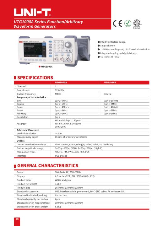 UNI-T%20UTG1010A%20Function/%20Arbitrary%20Waveform%20Generator%2010MHz%20125MS/s%2014%20bits%20UTG1010A%20-%20Kings%20Trading%20-%20Image%209