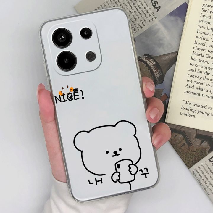 Phone%20Case%20For%20Xiaomi%20Redmi%20Note%2013%204G%20Back%20Cover%20Cute%20Cat%20Shockproof%20Transparent%20Silicone%20Matte%20TPU%20For%20Redmi%20Note%2013%20Pro%20Funda%20-%20Image%208