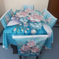 3D Print Premium Dining Table Cloth & Chair Cover Set 7 in 1.