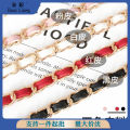 Chain Shoulder Bag Wind Chain Shoulder Strap Women's Bag Strap Bag Chain Hobo Bag Chain Metal Single Buy Shoulder Oblique Strap.