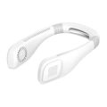 Portable Neck Fan - Personal Fan, Hands Free Bladeless Neck Fan, Rechargeable USB Fan, Neck Air Conditioner White.