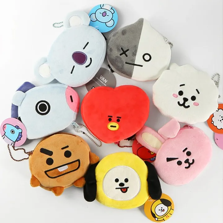 KPOP%20BTS%20BT21%20Mini%20Zip%20Wallet%20Cartoon%20Plush%20Doll%20Coin%20Purse%20Bag%20Key%20Bag%20Pendant%20-%20Image%203