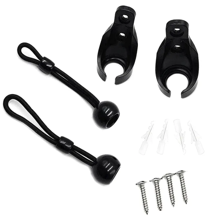 Cordless%20Bracket%20Kit,%20Universal%20Replacement%20Mounting%20Bracket%20for%20Outdoor/Indoor%20Sun%20Blind%20Black%20Easy%20to%20Use%20-%20Image%202