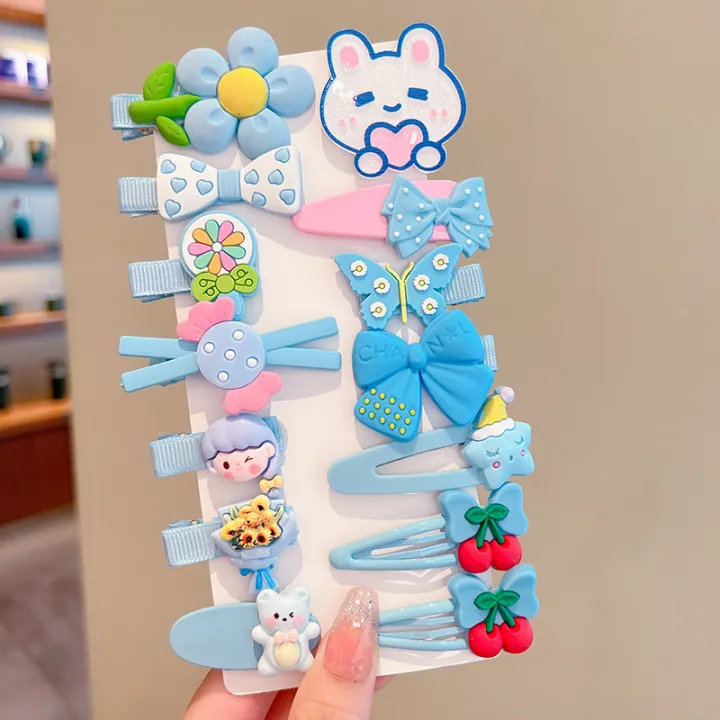 14%20Pcs%20Korean%20Hair%20Clip%20Set%20%20Baby%20Girl%20Hair%20Clip%20Set%20-%20Image%203