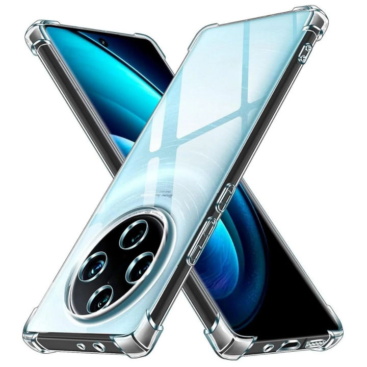 For Xiaomi Redmi 14C Crystal Silicone Clear Transparent Shockproof Back Cover Phone case