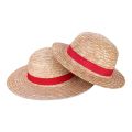 Luffy Straw Hat Anime Cosplay Summer Hats for Adult Beach Cap Halloween Men Women. 