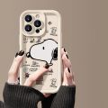 Big Head Snoopy Cartoon Phone Case For IPhone 16 15 14 13 12 11 Pro Max Mini XR XS X 7 8 Plus Soft TPU Back Cover. 