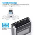 15 Modes 4 Output Channel PMS Eletric Professional Muscle Stimulation Physiotherapy Tens Electrodes Machines Body Massager Pads.