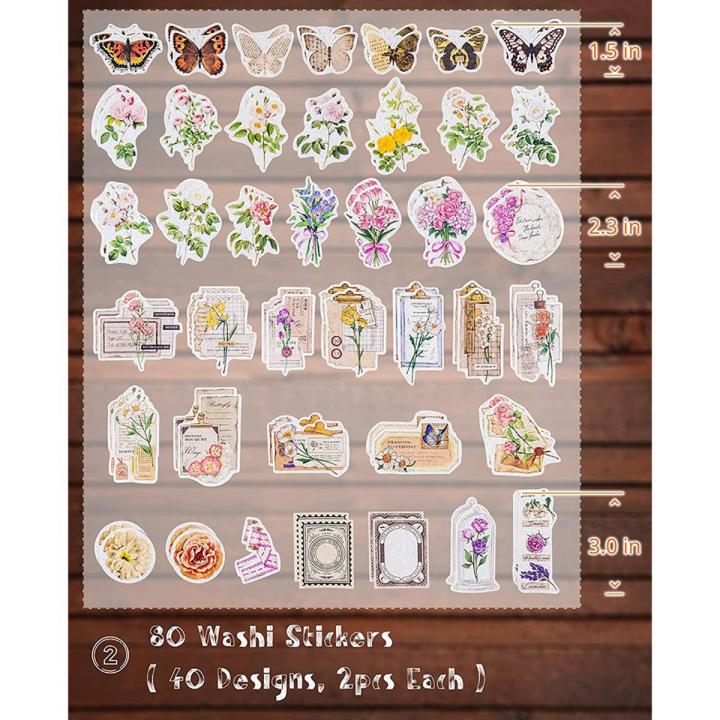 260 Piece Ephemera Set, Vintage Paper and Paper Stickers, Craft Gifts