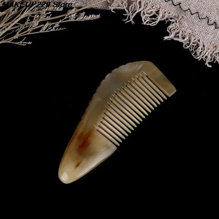 %E3%80%90Daily%20Necessities%20For%20Anyone%20Store%E3%80%91Natural%20Ox%20Horn%20Anti-Static%20Hair%20Comb%20With%20Handle%20for%20Salon%20Styling%20Hair%20Styling%20-%20Image%205