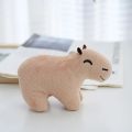 Cute Capybara Plush Toy Key Chain 12cm Stuffed Animals Keychain Bag Key Ring Pendant Car Key Accessories.