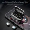 Tinzzi M41 TWS Bluetooth 5.3 Earbuds True Wireless Earphones with Charging Case Waterproof Stereo Headphones with Mic Touch Control in-Ear Headset for Sports,Business.