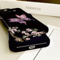 TA for Infinix Smart 6 Back Cover Retro Gradient Butterfly Film Phone Case Light Thin Anti Fall Acrylic Hard Protective Cover. 