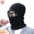 Sunnyheart Men Face Cover Full Face Warm Knitting Cap Scarf Face Cover.