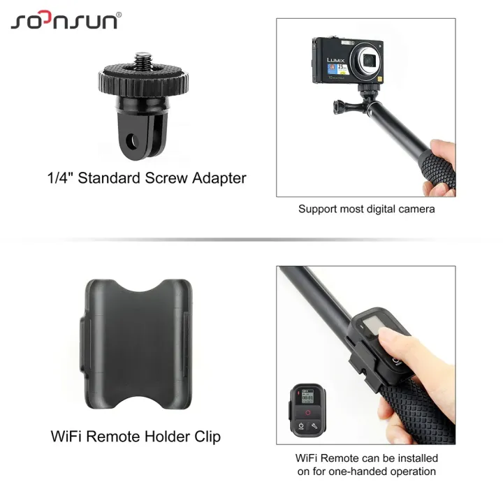 SOONSUN%20Waterproof%20Extendable%20Pole%20Selfie%20Stick%20for%20GoPro%20Hero%2012%2011%2010%209%208%207%20Hand%20Grip%20for%20SJCAM%20DJI%20Action%20Camera%20Accessories%20-%20Image%206