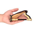 Mini Musical Instrument Ornament, Painted Surface Mini Harp Model with a Beautiful Black Gift Box for Decorative Purposes. 