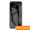 For [Oppo Find X] Gradient Tempered Glass Back Cover Protective Phone Case. 