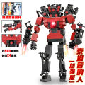 SkibidiToilet Monitor Diablo Sound Man V Titan TV Man Building Blocks Toy. 