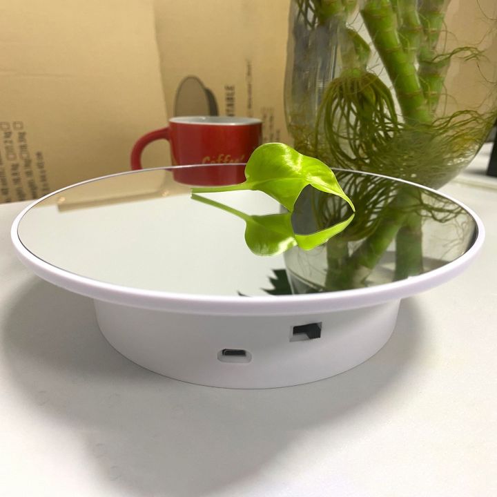 (NEW)%2020cm%20Mirror%20Two-way%20Turntable%20Display%20Stand%20Video%20Shooting%20Props%20Turntable%20-%20Image%206