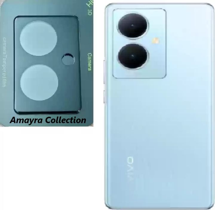 vivo Y78+ 5G / vivo Y78 Plus 5G Back 9H Full Camera Lens Protector Rear 9H 3D Camera Lens Protector,Upgraded HD,Clear Scratch Resistant [With Photo Friendly Flash Cut]