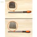 Wood Rasps Comfortable Slip Grip Flat &Half round and round Hardwood File for Woodworking.