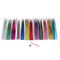 【The Edge of Beauty】Hair tinsel strands with tools 12 hair tinsel kit, hair extensions shiny silk tinsel. 