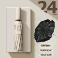 Large Windproof Umbrella for Men and Women Stay Protected in Any Weather with this Fully Automatic 24-Bone Umbrella. 