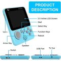 G7 Game Consoles Hand-Held Video Gaming 3.5 inch 666 Game - Gray.