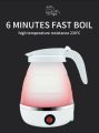 Silicone Foldable Electric Kettle / Portable Mini Electric Kettle for Travel. 