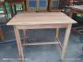 wooden reading table mehgony 3/2fit. 