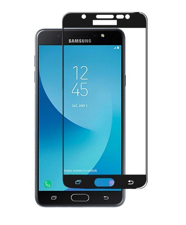 Samsung%20Galaxy%20J7%20Max%20Tempered%20Glass%20Screen%20Protector%206D/9D/11D%20-%20Black%20-%20Image%202