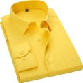 Men Single Patch Pocket Formal Business Standard Office Size 47 48 Classic Long Sleeve Solid Basic Dress Shirts.