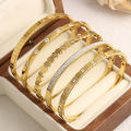 Greatera Trendy Gold Plated 316L Stainless Steel Bangles Bracelets for Women Delicate Cubic Zirconia Bracelet Party Jewelry 2024. 