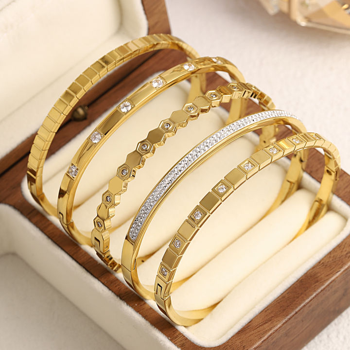 Greatera%20Trendy%20Gold%20Plated%20316L%20Stainless%20Steel%20Bangles%20Bracelets%20for%20Women%20Delicate%20Cubic%20Zirconia%20Bracelet%20Party%20Jewelry%202024%20-%20Image%202