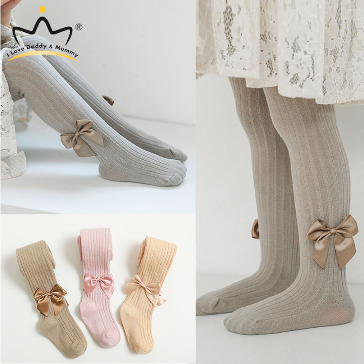 0-8Years Kids Baby Girls Cotton Leggings Socks Children Baby Girl Elastic Waist Tights Pant