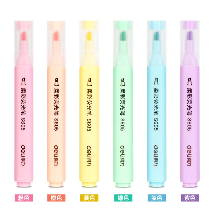 Deli%20S605%20Highlighter%20Student%20Marker%20Graffiti%20Luminescent%20Pen%20Colored%20Marker%20Pen%20Accent%20Pen%20Set%20-%20Image%205
