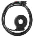 Motor E-bike 5 8 12 Magnetic PAS Sensor Point Electric Bicycle Pedal Assist Sensor Double Hall Sensor E-bike Conversion Parts-5 magnetic 90cm. 