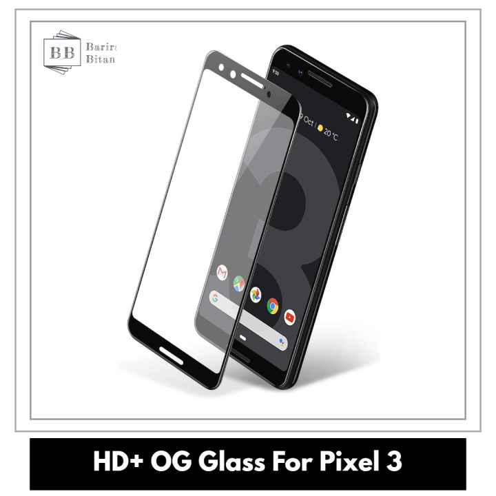 For Google Pixel 3 Front Screen Protector HD+ OG Tempered Glass Screen Protector