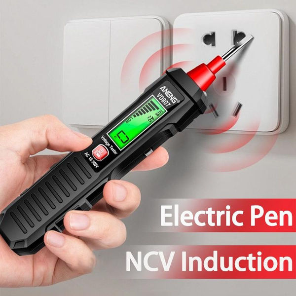 PEAKMETER Tester Di Tensione Senza Contatto AC12-1000V – Penna Elettrica Con LED E Torcia