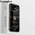 For infinix Hot 40 Pro case Shining Maple Leaf Design soft plating Cover For infinix Hot 40 Pro Back Cover Phone cases. 