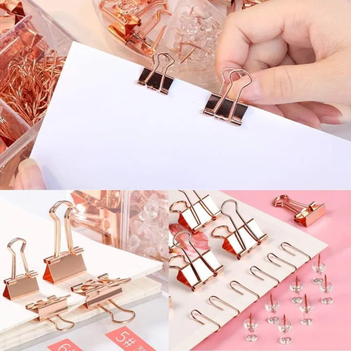 Paper%20Clips%20Stationery%20Set%20Paper%20Binder%20Swallowtail%20Clip%20Map%20Push%20Pins%20Paper%20Clips%20Office%20Supplies%20Set%20with%20Clear%20Box%20for%20Study%20Office%20Home%20Art%20Crafts%20-%20Image%203