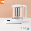 Xiaomi Mijia Multifunctional Smart Electric Skillet Kettle 1.5L 304 Stainless Steel Tea Leak Health Pot Work - White - Electric Kettle. 