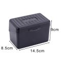 Index Card Holder Index Cards Box Notecard Box Flash Card Holder Index Organizer PP Material Black Note Holders Tool Gifts.