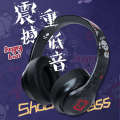 Private model BH10 illuminated version sports Bluetooth head mounted mobile phone stereo running earphones, heavy bass.