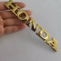 1 X Metal Honda Logo Auto Car Side Fender Rear Trunk Emblem Badge Sticker Replacement For Honda.